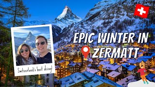 WINTER IN ZERMATT SWITZERLAND  Ultimate Winter Itinerary – Skiing Gornergrat Zermatterhof [upl. by Ordnas]