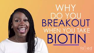 How to prevent breakouts from Biotin from a Pharmacist  Dr Uwa [upl. by Ythomit]