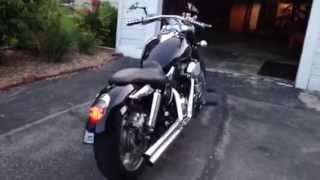 Bad Ass Kawasaki Mean Streak With Fire Breathing Hypercharger [upl. by Malloy]