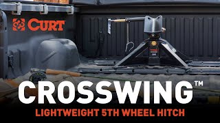 CURT CrossWing™ Lightweight 5th Wheel Hitch [upl. by Magavern970]