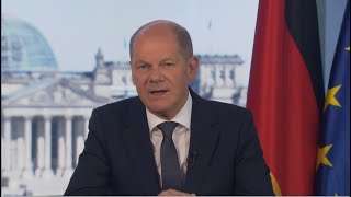 Ansprache von Bundeskanzler Olaf Scholz zum 8 Mai [upl. by Idolem792]