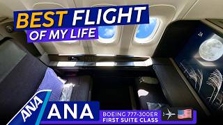 ANA 777 First Class Trip Report【Tokyo to New York】✨ BEST Flight of My Life ✨ [upl. by Finzer]