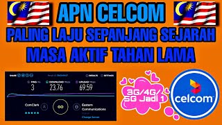 APN CELCOM PALING LAJU SEPANJANG SEJARAH [upl. by Eletnahs]