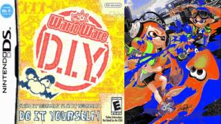 Gusher Gauntlet Splatoon Made in WarioWare DIY [upl. by Atnohsal56]