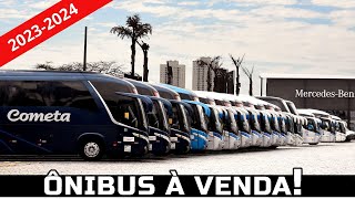 MAIS DE 300 ÔNIBUS À VENDA NO GRUPO JCA  COMETA 1001 CATARINENSE  ÔNIBUS RODOVIÁRIOS E URBANOS [upl. by Hildegaard439]