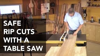 Table Saw Rip Cuts [upl. by Hamehseer]