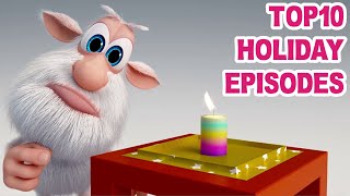 Booba  All The Best Holiday Episodes  TOP10  Cartoon for kids [upl. by Annalise303]