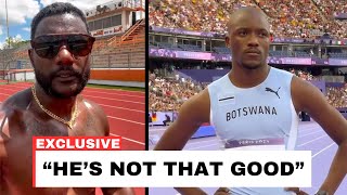 Justin Gatlin Had This To Say About Letsile Tebogo😳😳 [upl. by Sualkin]