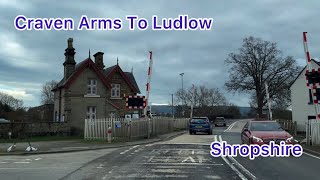 We are heading down the A49 in Shropshire towards Hereford passing through Craven Arms [upl. by Magocsi]