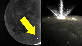 Watch Stunning Footage Captures Meteorite Impact on the Moon [upl. by Vogeley809]