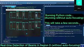 Realtime Detection and Auto Focusing of Beam Profiles using YOLO Model [upl. by Diogenes86]