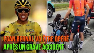 Le Colombien Egan Bernal va être opéré après un grave accident [upl. by Moriarty]