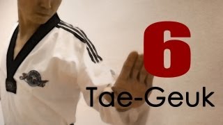 WT Taekwondo Poomsae Taegeuk 6 Jang  Explanations  태극 6장  TaekwonWoo [upl. by Ennaillek]