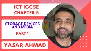 ICT IGCSE Chapter 3  Storage devices and media  Part 1 [upl. by Sartin]