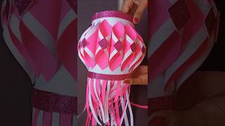 DIY Akash kandil with paper Diwali decoration idea akashkandil diwali diy lamp [upl. by Aket]