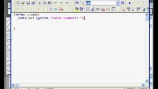 AutoLISP Programming Tutorial  2A [upl. by Sdlonyer]