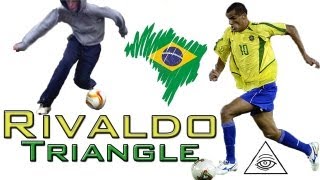 Rivaldo Triangle Tutorial  Football  Soccer Dribble [upl. by Barbi103]