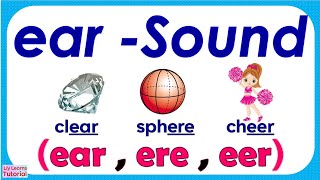 TRIGRAPH  PHONICS  READING Words with ear Sound spelt EAR ERE EER  Liy Learns Tutorial [upl. by Aita857]