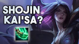 I try Spear of Shojin on KaiSa [upl. by Ademla281]