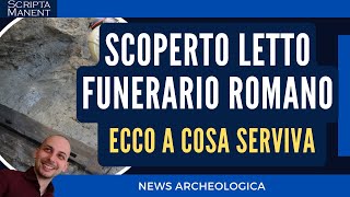 Scoperto letto funerario romano intatto Ecco a cosa serviva [upl. by Aliuqat124]