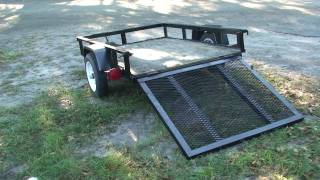 4X6 LANDSCAPE ATV TRAILER I BOUGHT ON CRAIGSLIST 25000 [upl. by Bakerman]