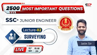 Surveying Lec02 2500 Most Important Questions for SSC JE Exam Series Civil Branch  Live free [upl. by Adele]