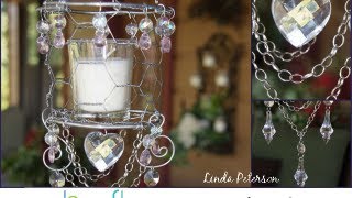 How to Make an Outdoor Candle Chandelier by Linda Peterson [upl. by Brotherson]