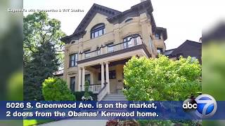 Kenwood home two doors down from Obamas on the market [upl. by Lough]