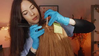 ASMR Satisfying Scalp Cleanse amp Dandruff Removal 🪮😌 [upl. by Elicul57]