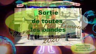 Carnaval de Limoux 2020  Sortie de toutes les bandes [upl. by Bromleigh]