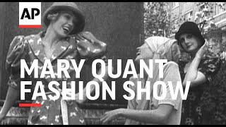 Mary Quant fashion show  early 1970s fab fashions [upl. by Ettennaej624]