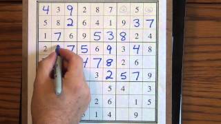 How to Solve Easy Sudoku Puzzles [upl. by Ainotahs]