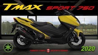 NUOVO TMAX 750 sport 2020 – Sua maestà non ha rivali [upl. by Onitram]