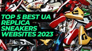 TOP 5 BEST UA REPLICA SNEAKERS WEBSITES 2023 [upl. by Noirred]