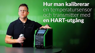 Hur man kalibrerar en temperatursensor och transmitter med en HARTutgång [upl. by Anes732]