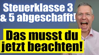 Steuerklassen 3 amp 5 vor dem AUS 4 Faktorverfahren amp DatenschutzDiskussion🔒 [upl. by Anwahsed]