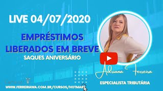 EMPRÉSTIMOS SAQUES ANIVERSÁRIO Bancos vão liberar em breveComunicado do Ministério da Economia [upl. by Donald303]