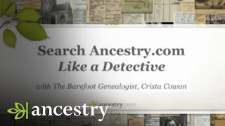 Search Ancestrycom Like A Detective  Ancestry [upl. by Ozner]