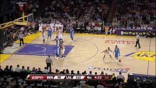 Allen Iverson 2008 Playoffs HighlightDEN vs LAL Game1 [upl. by Tigirb]