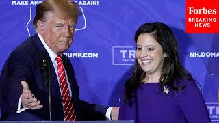 Trump Invites Elise Stefanik To Stage At New Hampshire Rally As VP Buzz Around Her Intensfies [upl. by Trude]