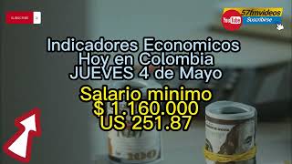 DOLAR Y EURO HOY EN COLOMBIA JUEVES 4 DE MAYO DE 2023📈📉 [upl. by Quillan41]