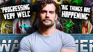 BIG THINGS ARE HAPPENING New 40K Henry Cavill Interview [upl. by Atinihs123]