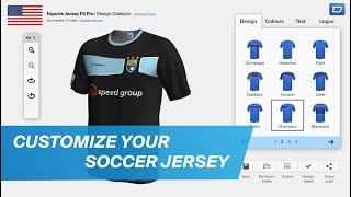 Soccer Jersey Design How to design your own soccer jersey with the owayo 3DDesigner [upl. by Constantin]