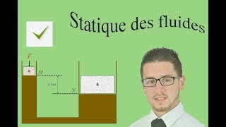 Statique des fluides  Exercice et corrigé [upl. by Arathorn]