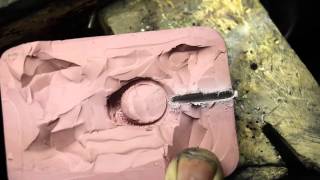 Visual Demonstration Making Castaldo Rubber Jewelry Mold Cutting Ring Molds Part 2 [upl. by Halak]