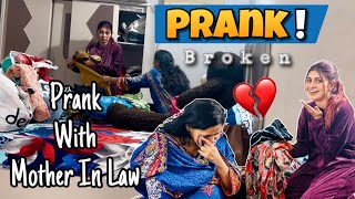 Saas VS bahu fight 😂  PRANK WENT WRONG 😭 [upl. by Alimhaj]