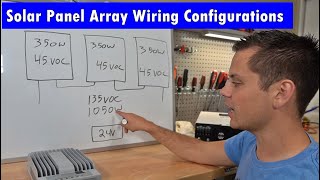 How to Design an Offgrid Solar Power Array Wire Configuration [upl. by Sinoda]