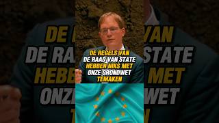 VAN HOUWELINGEN FVD DE REGELS VAN DE RAAD VAN STATE HEBBEN NIKS MET ONZE GRONDWET TEMAKEN FVD EU [upl. by Ahsenit507]