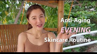 AntiAging EVENING Skincare Routine [upl. by Chilt]