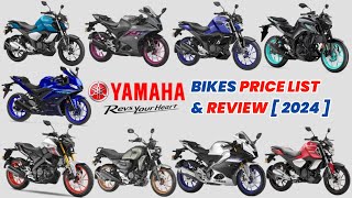 2024 Yamaha All Bikes Price List💥 On Road Price  Mileage  Top Speed  Detailed Review  New Model [upl. by Yemiaj]